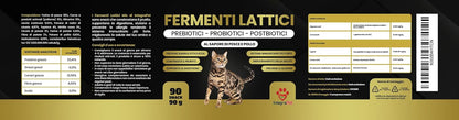 Probiotics for Cats with Lactic Ferments Cats - Prebiotic Digestive Probiotics, 90 Natural Snacks Chicken Flavour for Bowel Regularity and Defense