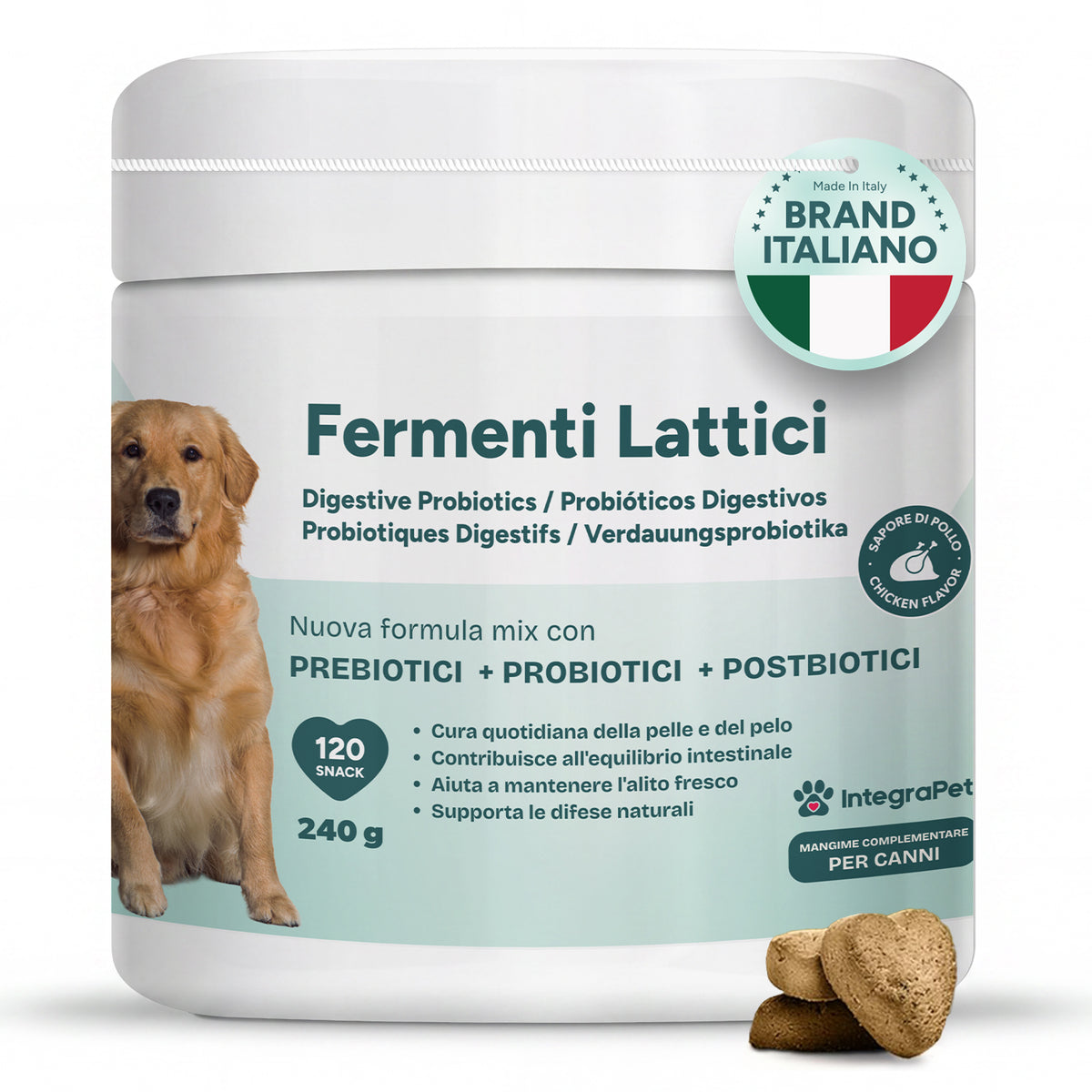 Probiotici Prurito e Alito Cane