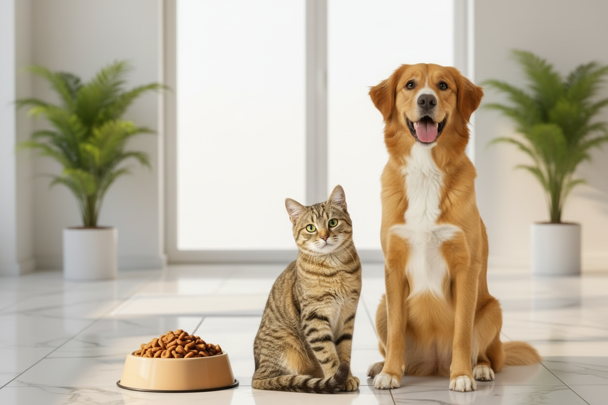 Cat and Dog - Luxury Living Room Marble